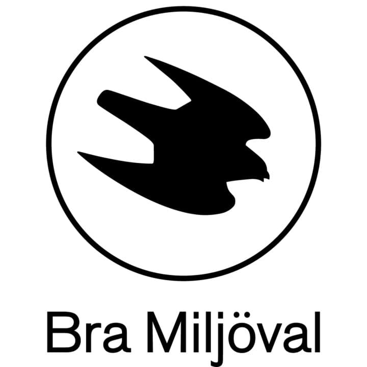 logo Bra Miljöval svart med text bold