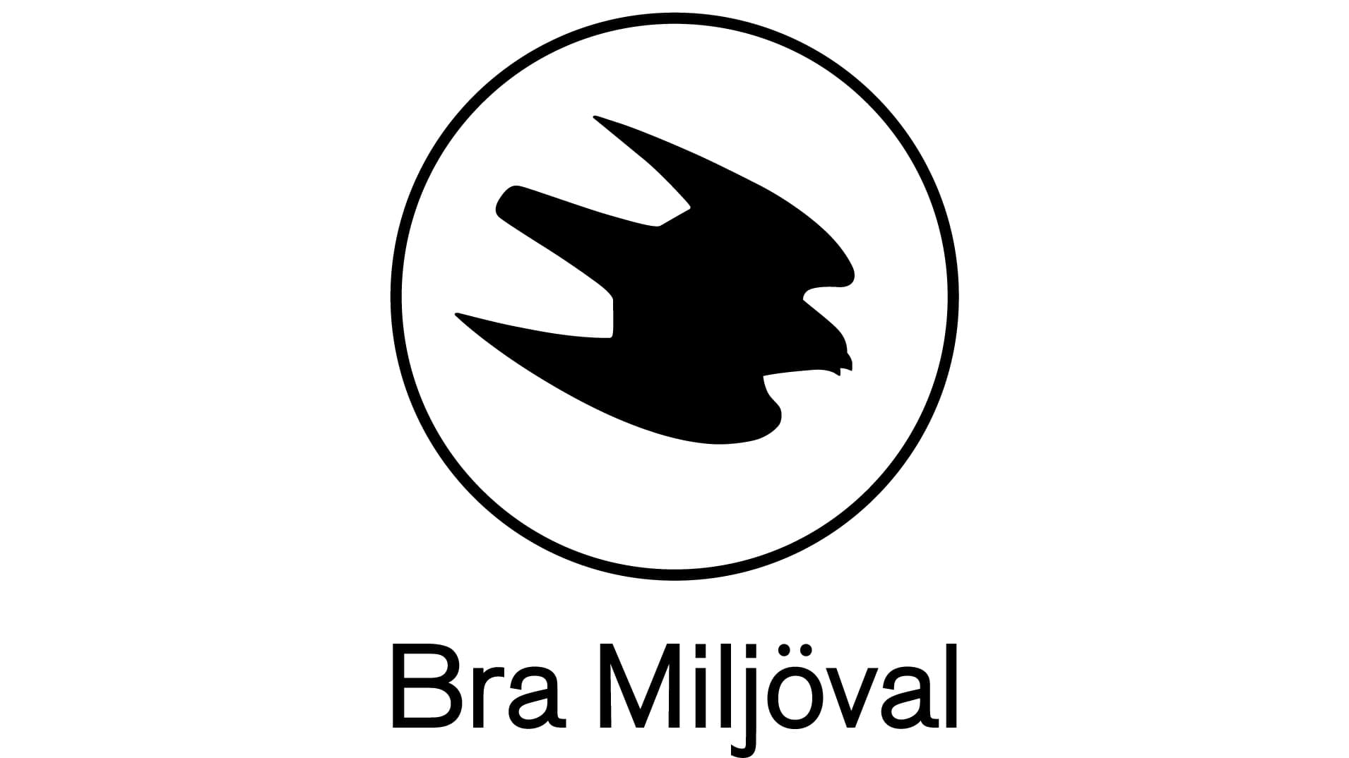 logo Bra Miljöval svart med text bold