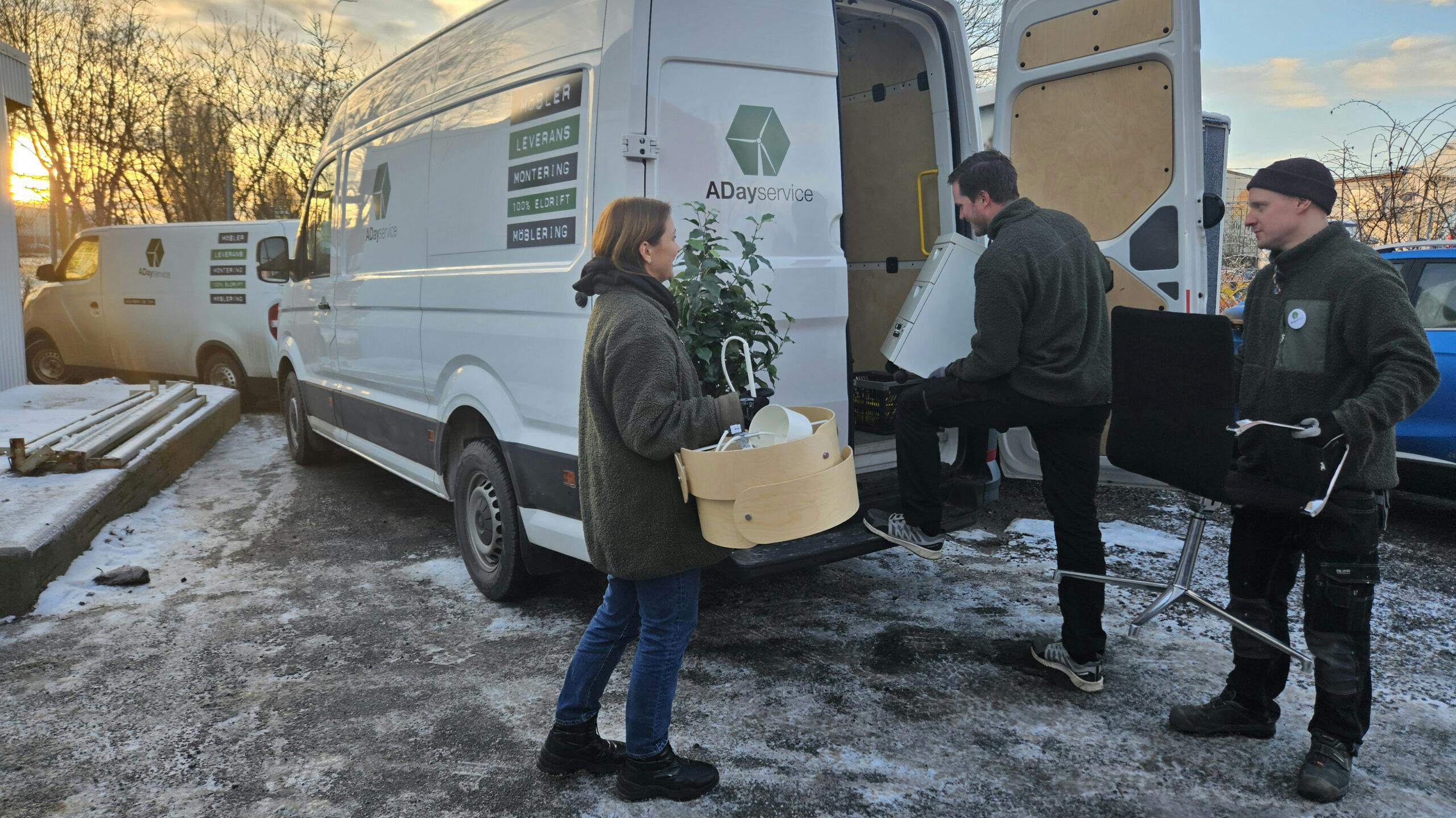 Möbeltransporter i Göteborg blir märkta med Bra Miljöval